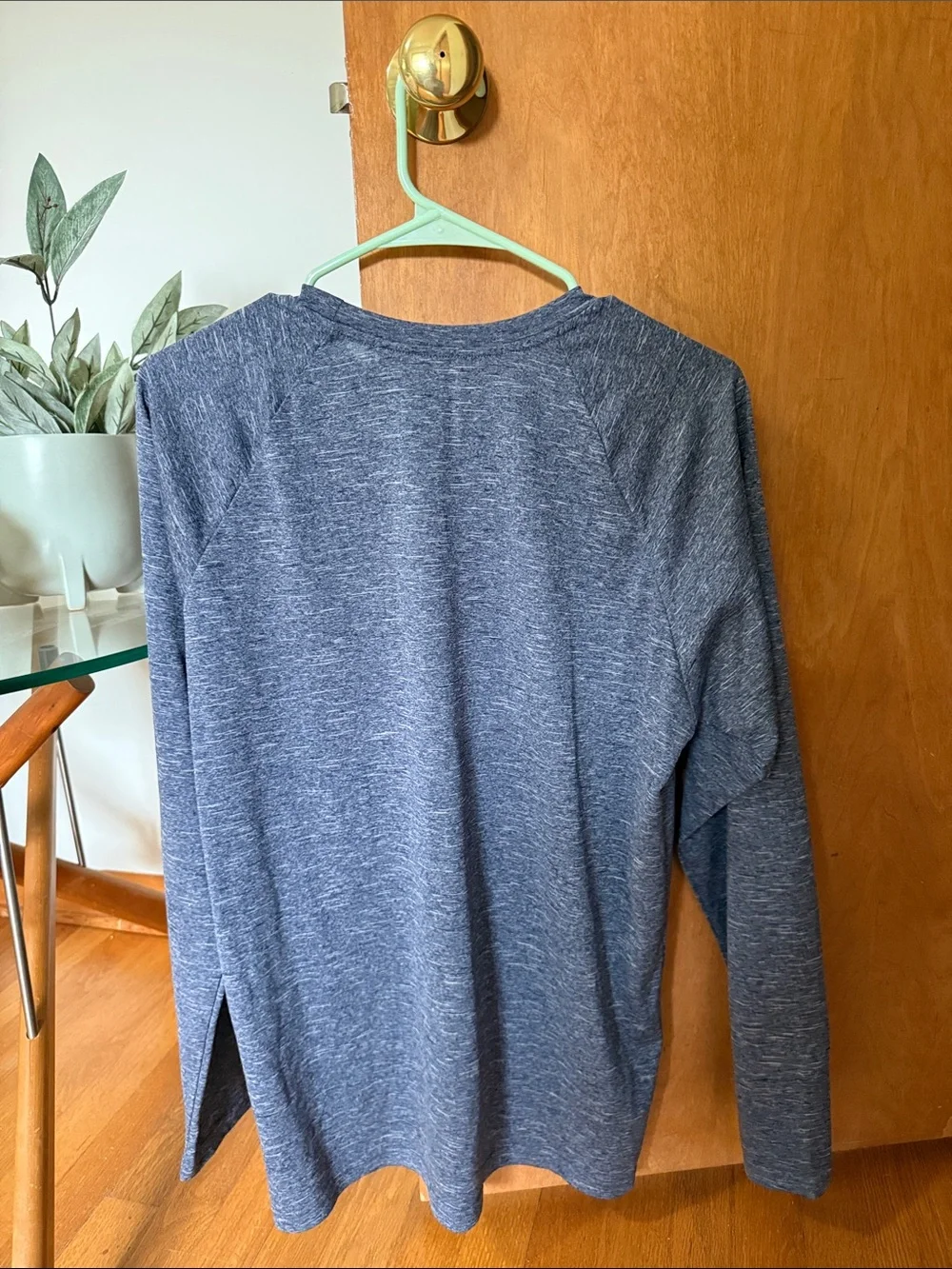 Nike Long Sleeve Performance Top - Heather Blue